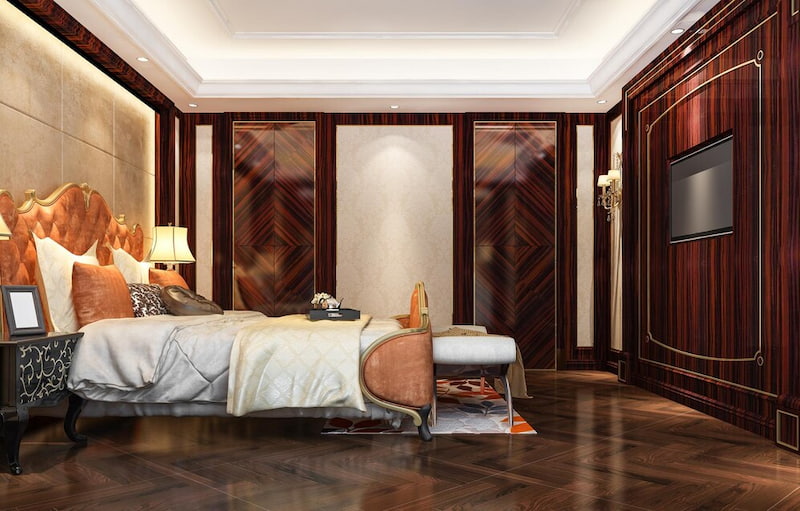 8 Inspirasi Dekorasi Kamar Tidur Mewah yang Sedap Dipandang